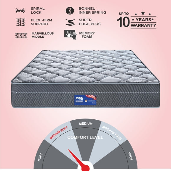 Peps Restonic Sanibel Plush Memory Foam Mattress