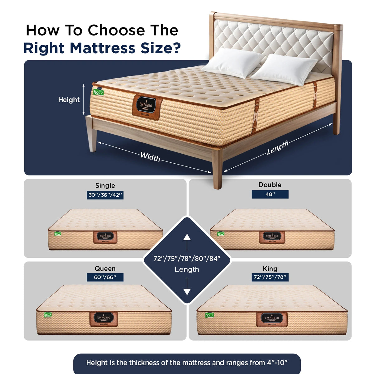 Springfit Emporio Max Latex Mattress - view 13