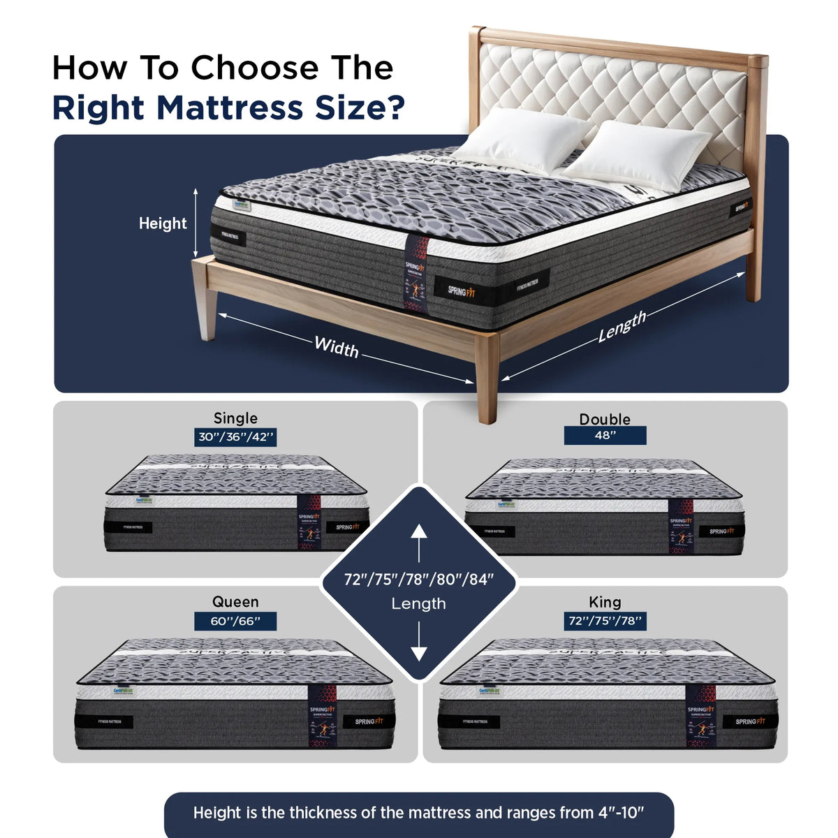 Springfit Super Active Hybrid Mattress - view 8