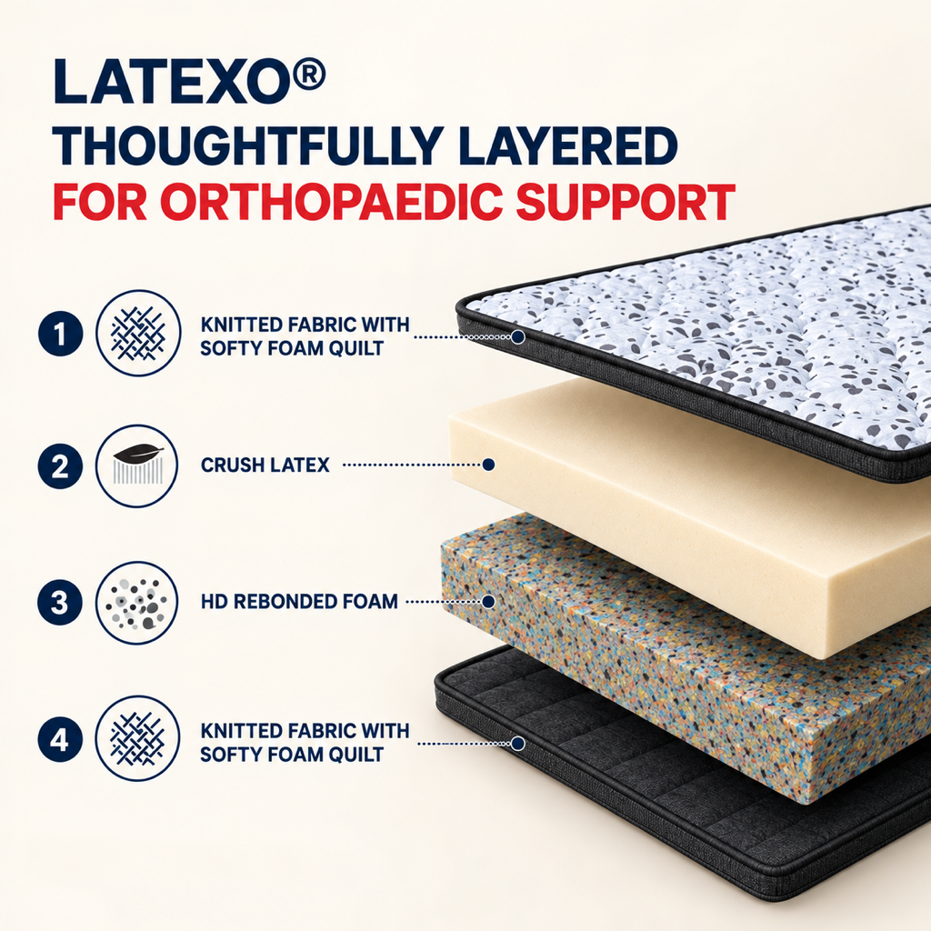 Repose Latexo Blended Crush Latex Ortho Mattress - view 3