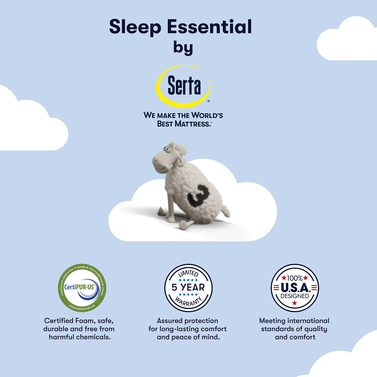 Serta Sleep Essential Mattress - view 8