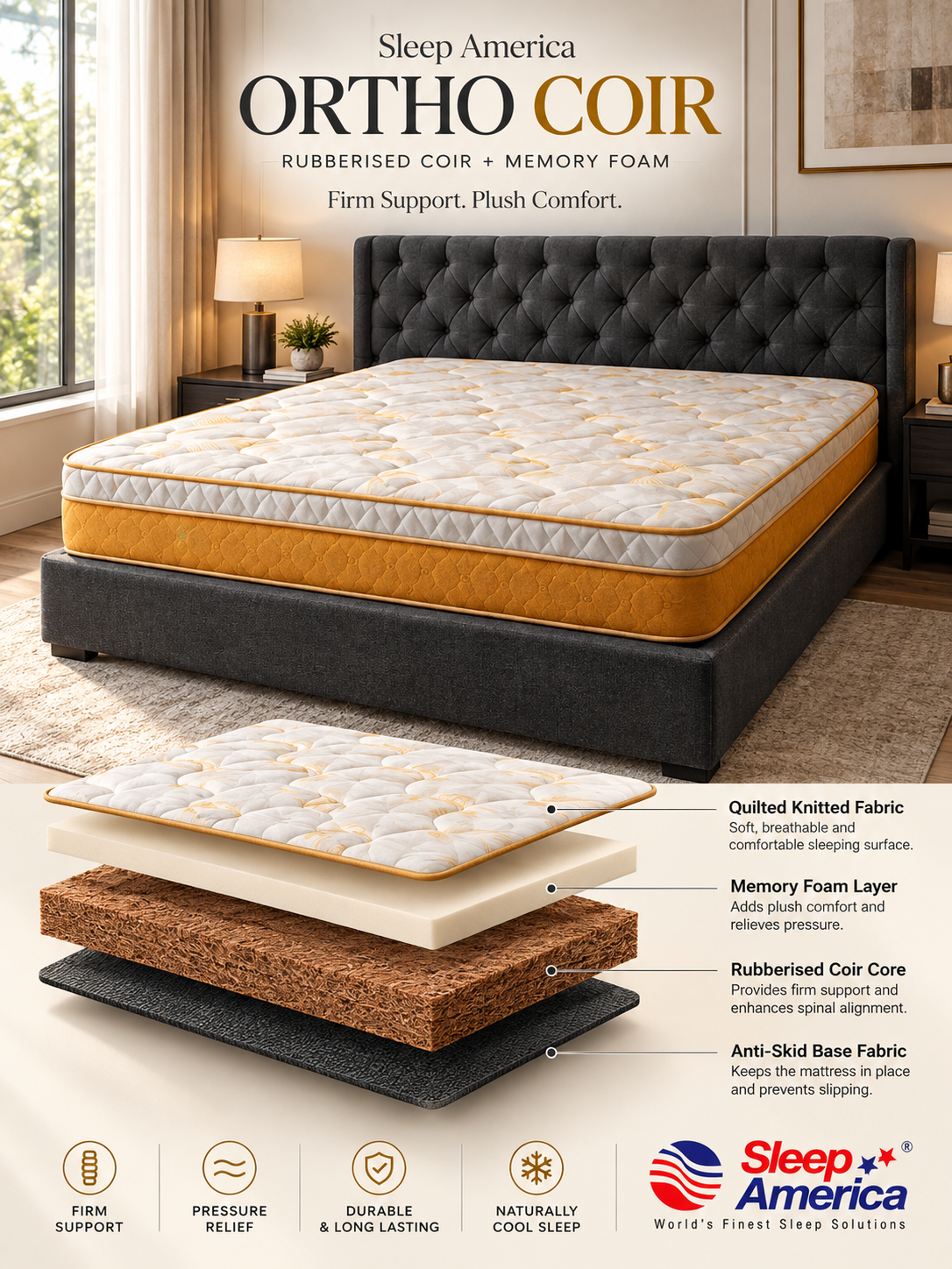 Sleep America Ortho Coir - view 7