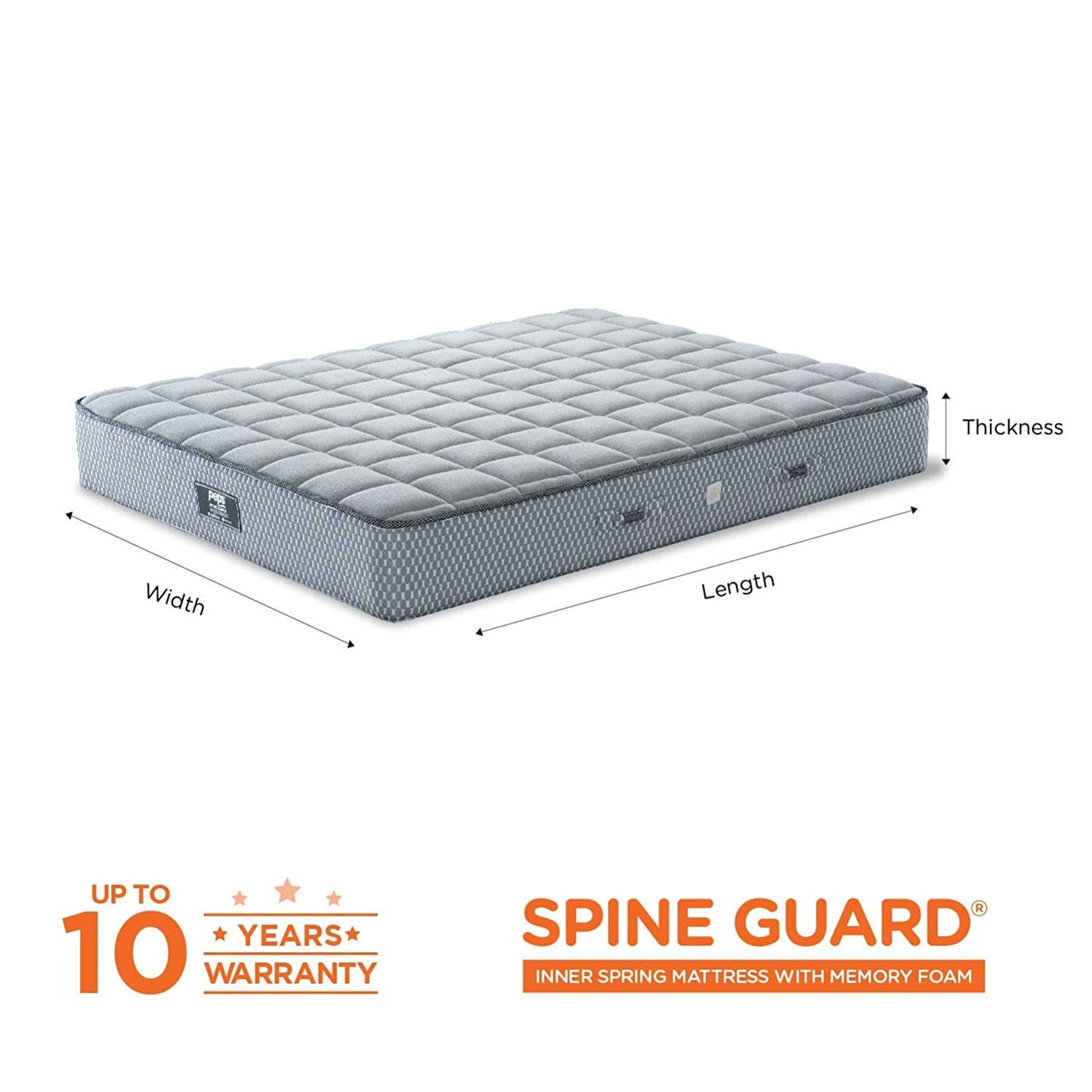 Peps Spine Guard Innerspring Memory Foam Mattress