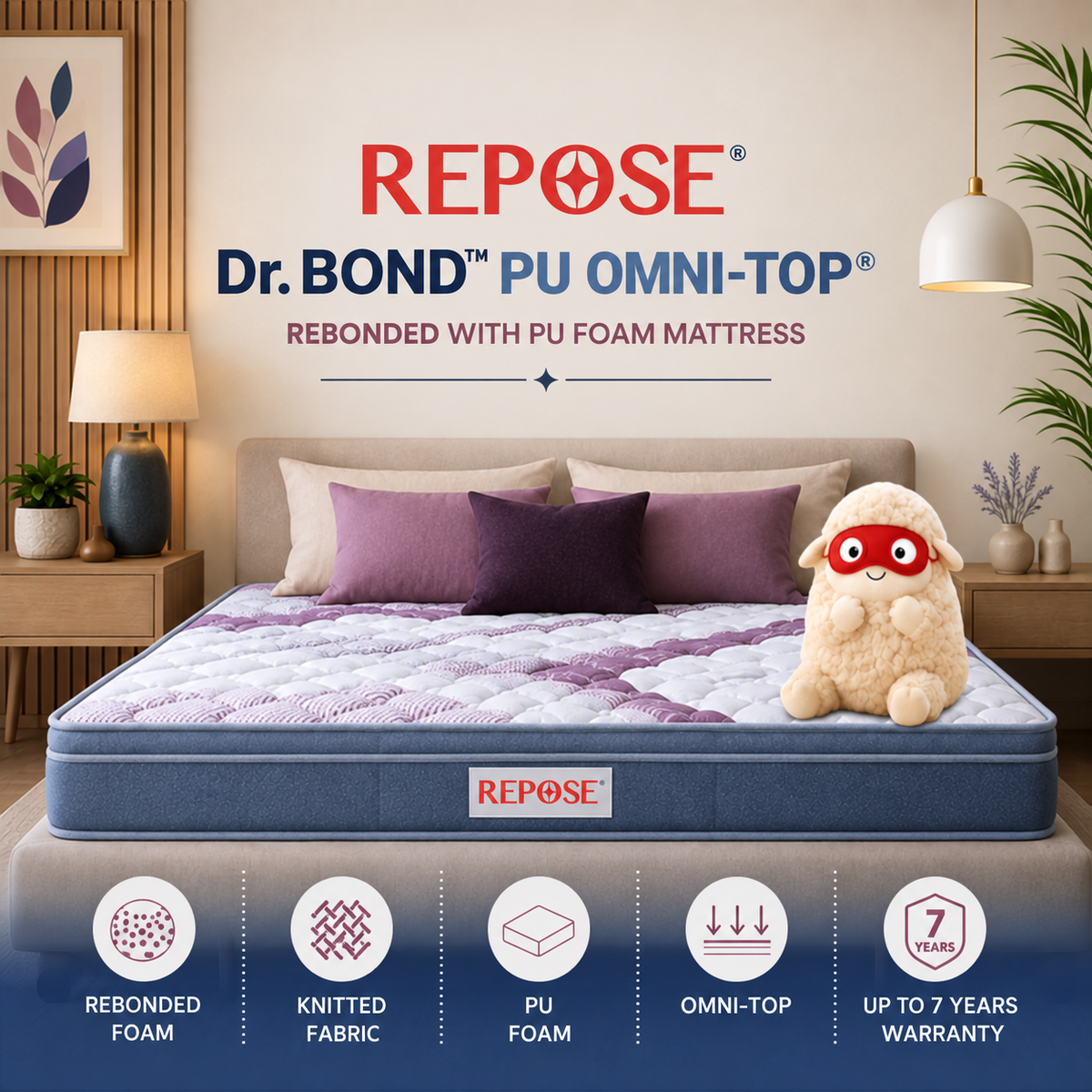 Repose Dr. Bond Omni-Top PU Foam Mattress