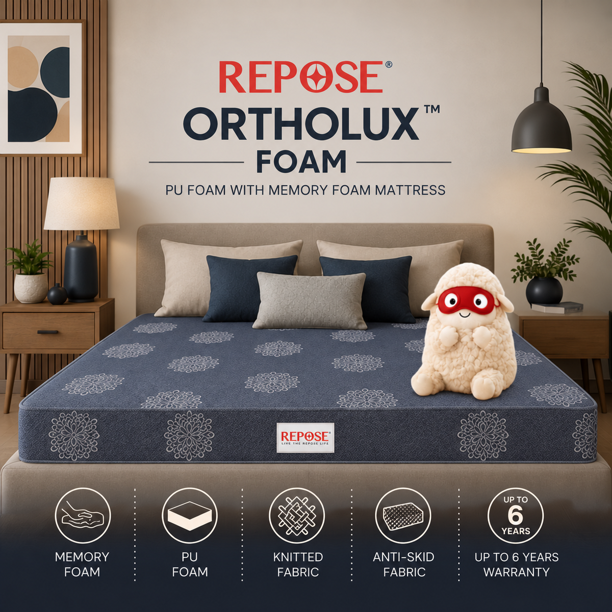 Repose Ortholux Foam Mattress