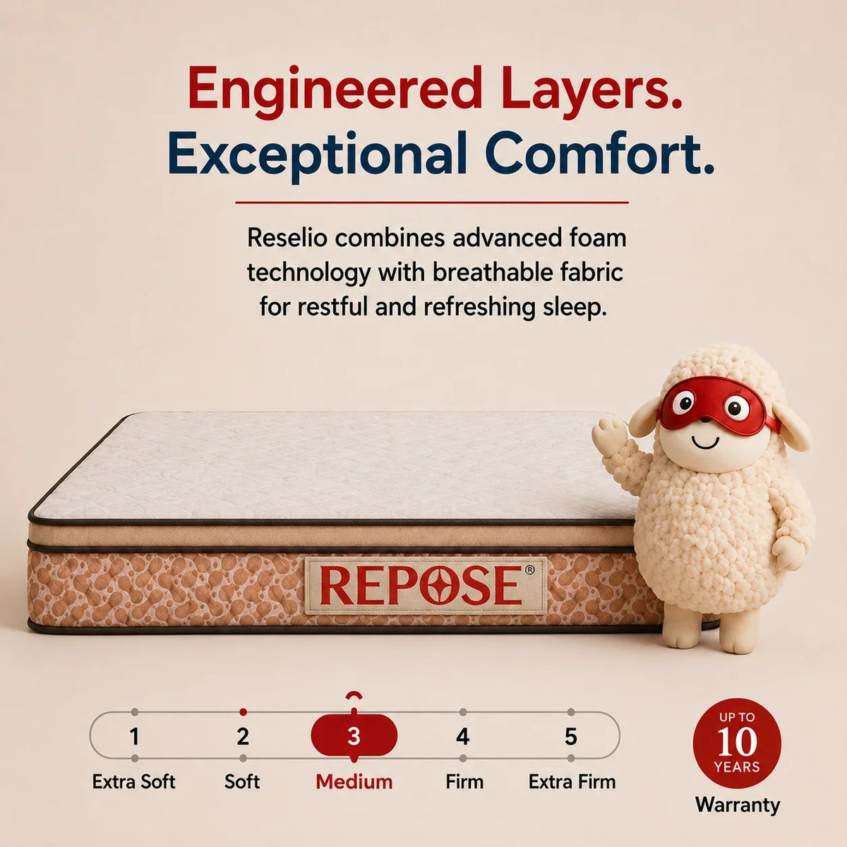 Repose Reselio Mattress - view 2