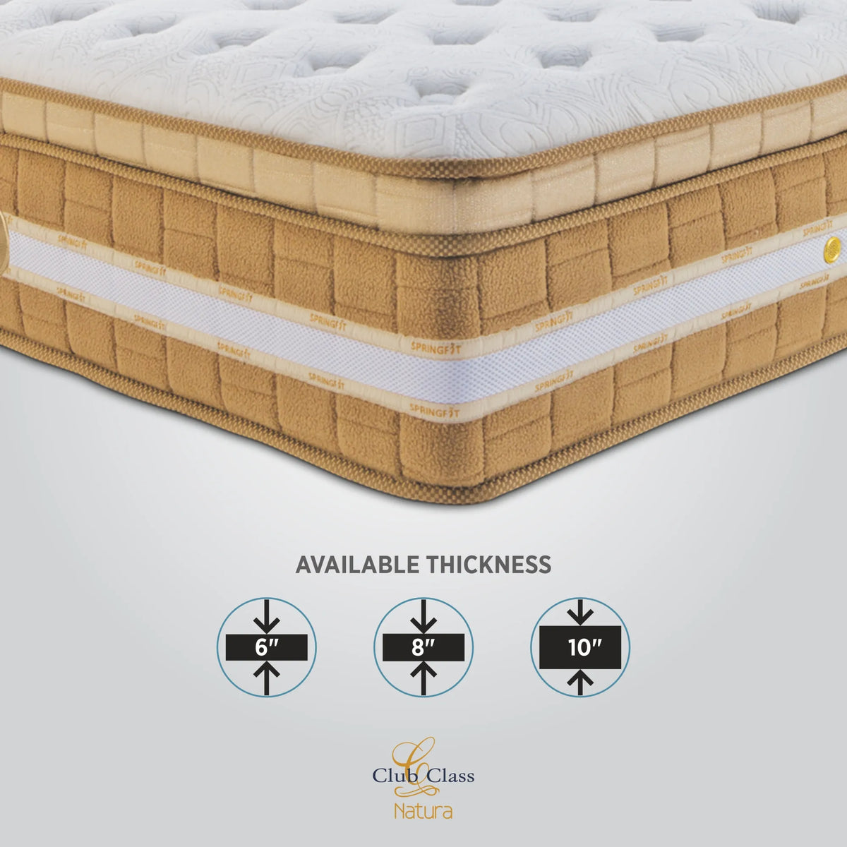 Springfit Club Class Natura Pocket Spring Mattress - view 11