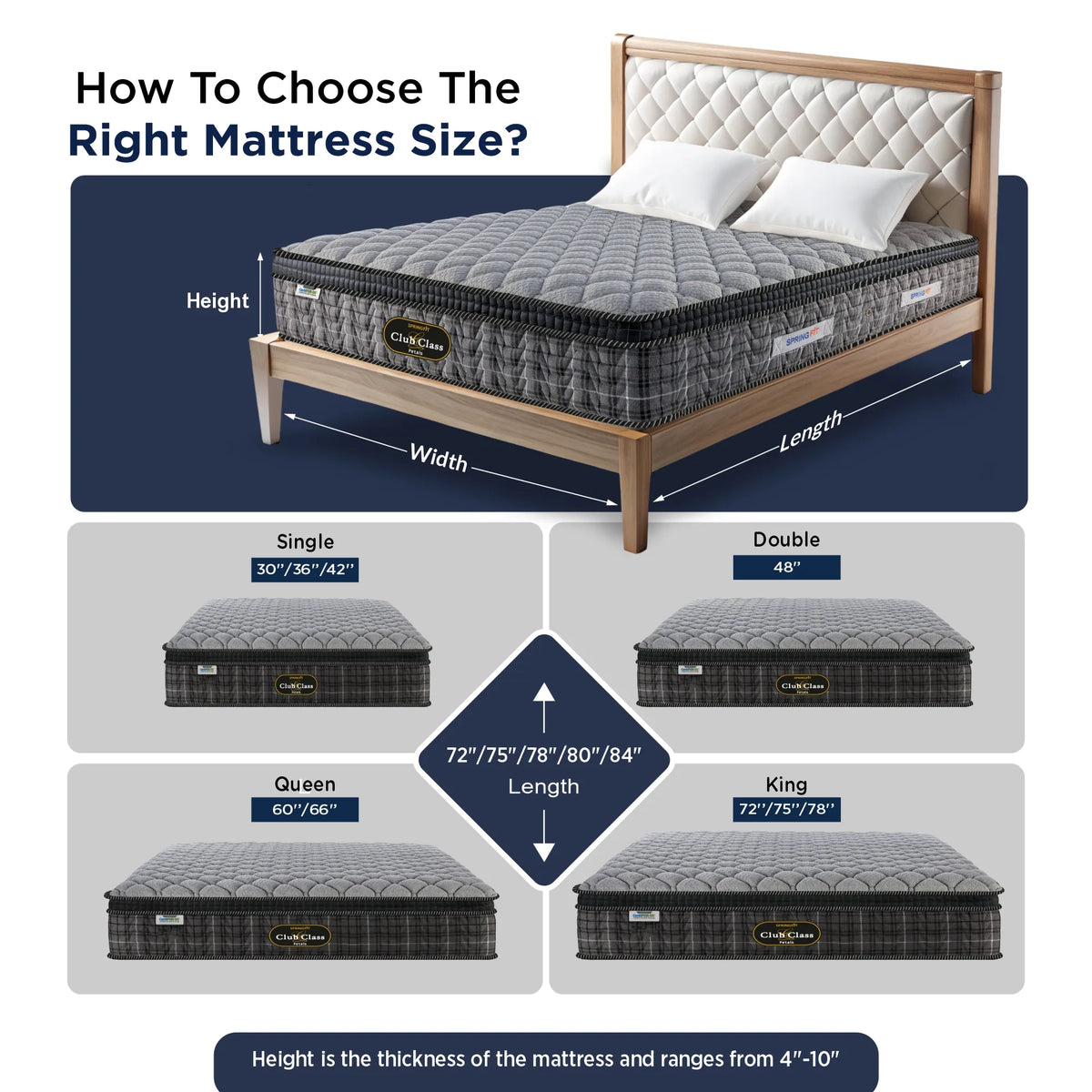 Springfit Club Class Petals Mattress - view 12
