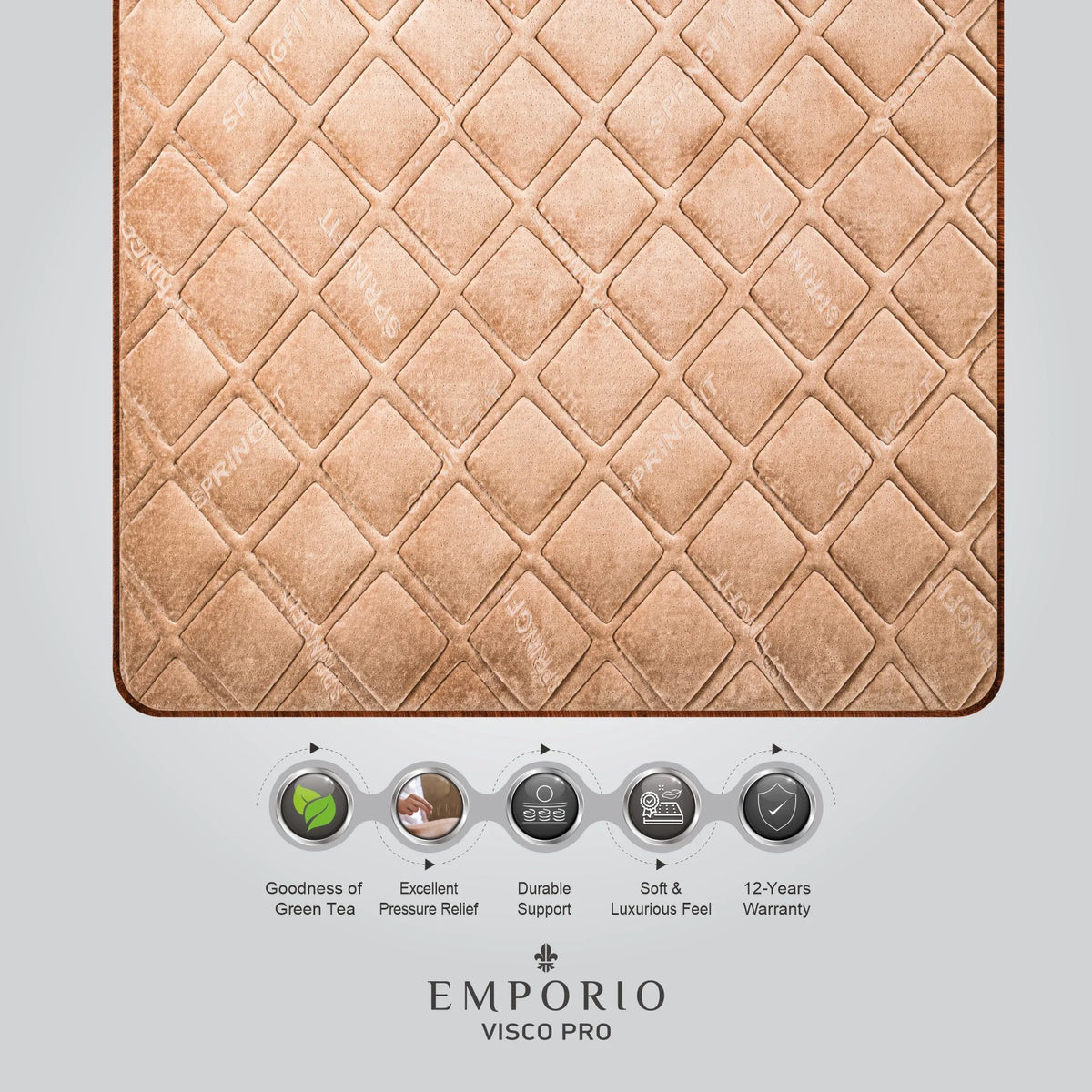Springfit Emporio Visco Pro Mattress - view 7