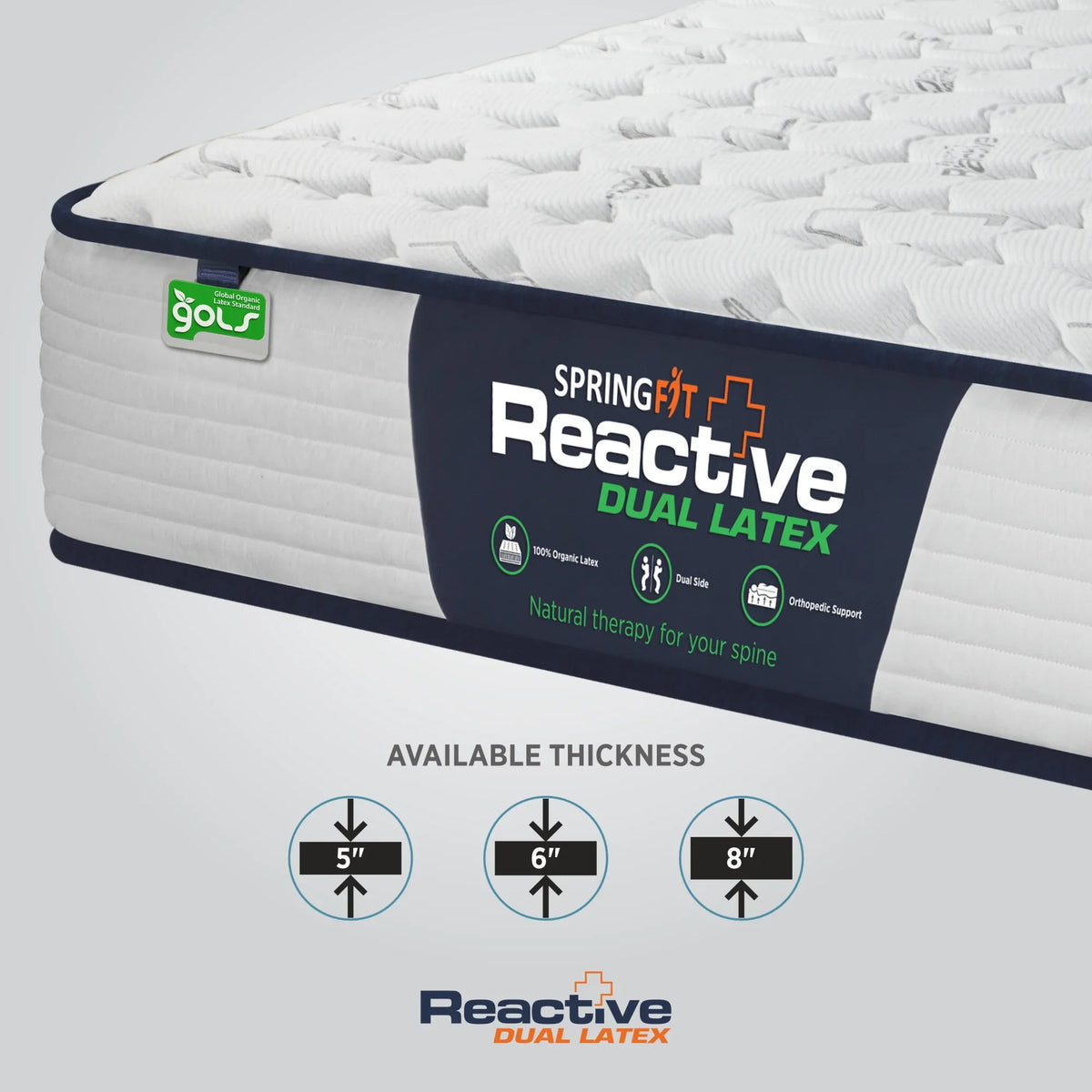 Springfit Reactive Dual Latex Mattress - view 6